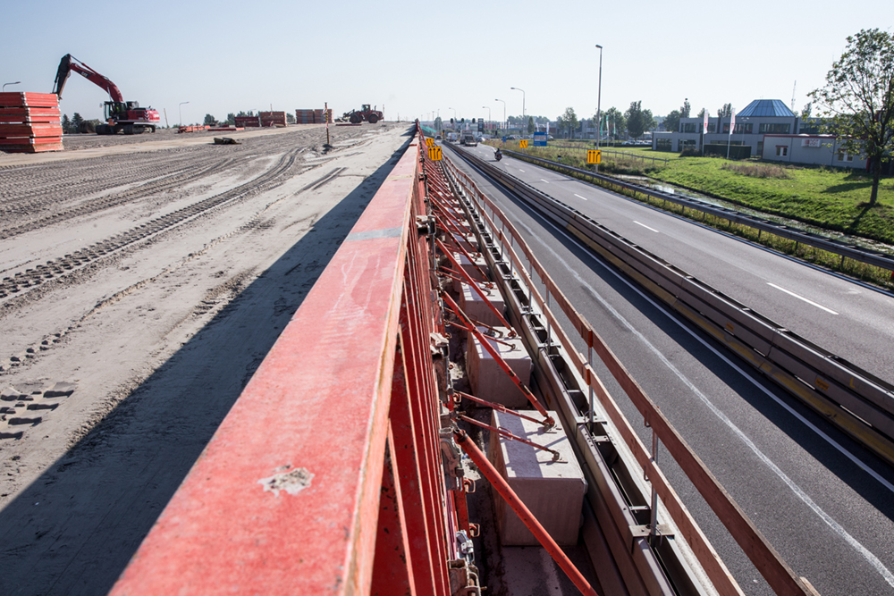 Westfrisiaweg N23 Zwaag gewapende grondconstructie